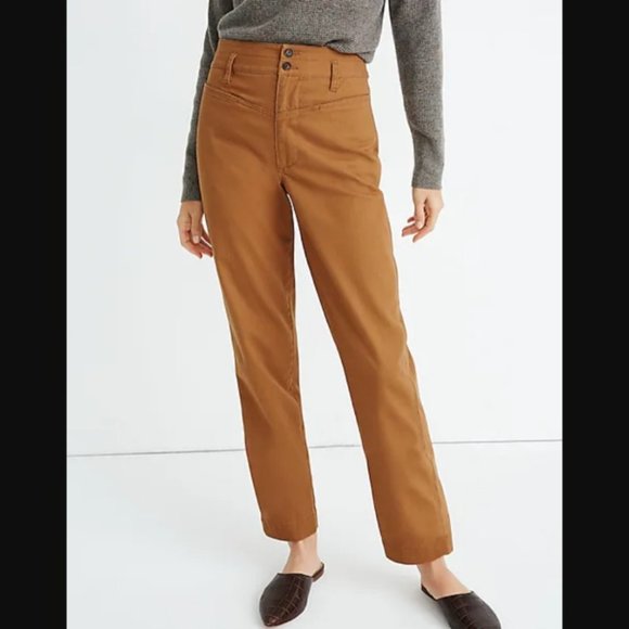 Madewell Pants & Jumpsuits Madewell Tapered Pants Pieced Yoke